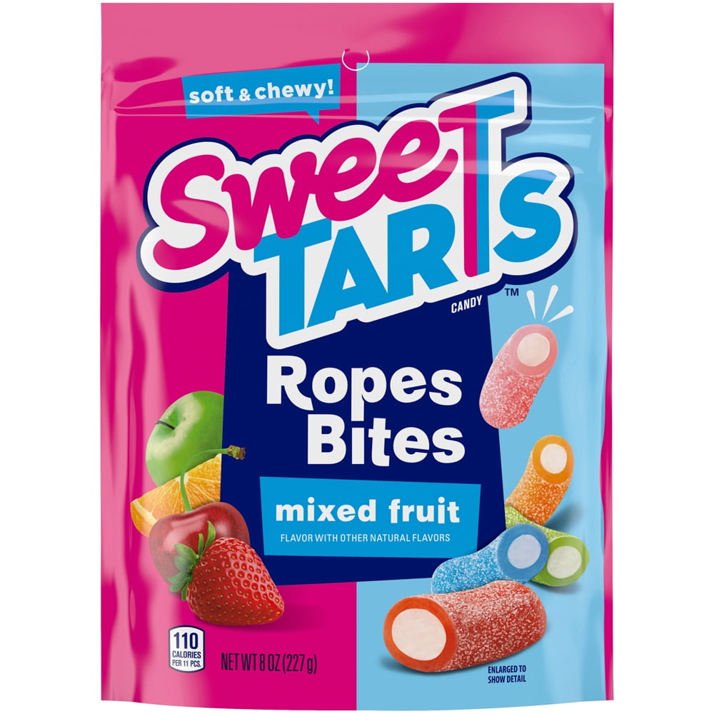 SweeTARTS Ropes Bites Candy Bag, 8 Oz