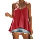 thumbnail image 1 of Blusas sueltas con tirantes finos para mujer, cuello Halter, cuello en V, Peplum, camisas fluidas, túnicas Fokelyi WRHS-221-4, 1 of 1