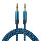thumbnail image 1 of Auxiliar Cable 3,5mm Macho a Macho Nylon Trenzado 3 Pies Auxiliar Cable Azul para Auriculares, Inteligentes Teléfonos, Casa/Coche Estéreo, Altavoces, Computadoras, 1 of 6
