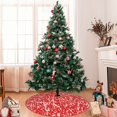thumbnail image 7 of Yiaed Beef Print Christmas Tree Skirt , Tree SkirtsTree Mat for Christmas Winter Holiday Indoor Decorations-48", 7 of 7
