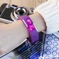 thumbnail image 5 of UDIYO Screen Touch Silicone Mini Luminous Electronic Couple Wristwatch Bracelet Gift, 5 of 7