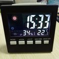 thumbnail image 3 of Walbest LCD Digital Weather Clock Thermometer Hygrometer Household Temperature Humidity Meter, Snooze Alarm Clock Time Dates Weather Forecast, 3 of 7