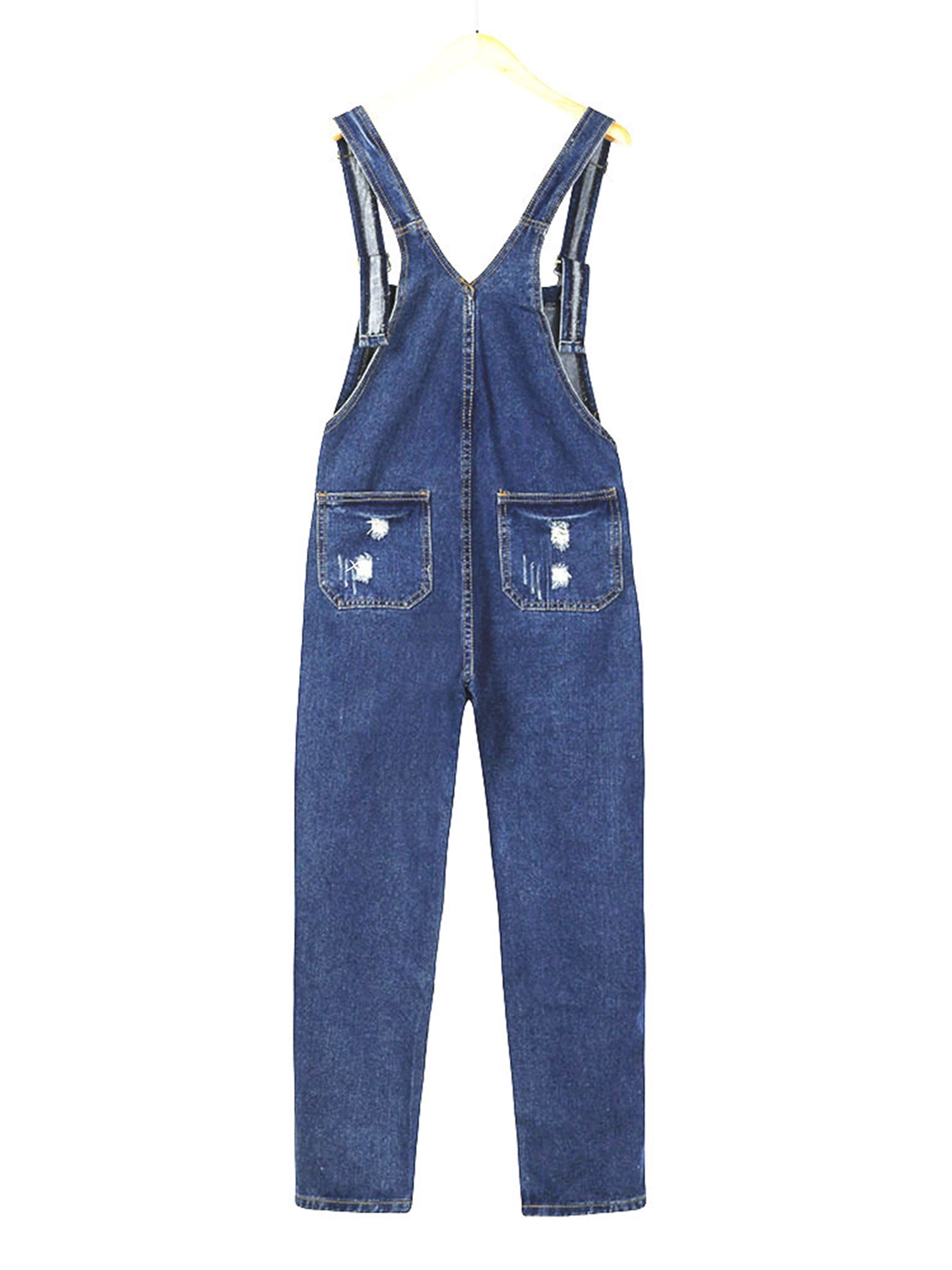 ladies baggy denim dungarees