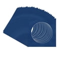 thumbnail image 3 of Brooke Blue Suede Picture Frame Mat for 8x8 Frames - Circle Opening for 4x4 Photos - 25 Mats, 3 of 7