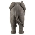 thumbnail image 4 of 26.75" Mink Regal Pose Elephant Outdoor Garden Statue, 4 of 6