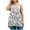 A Gray, variant on Womens Tank Tops Summer Plus Size Crewneck Shirts Floral Printed Oversized Casual Vacation Sleeveless Pullover Tops,Sizes L-5XL