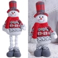 thumbnail image 4 of Adorno Alce Peluche Figuritas Telescópicas Muñeco Nieve Pie Felpa Recuerdos Fiesta Navidad Dibujos Animados Bonitos, 4 of 9