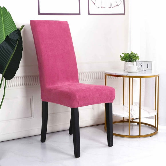 Funda de Silla de Comedor Desmontable y Elástica PiccoCasa, Fucsia