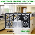 thumbnail image 3 of 10PCS Cubiertas para Estufa - Protector de Gas, Protectores Reutilizables para Estufas, Cortables, Antiadherentes, Fácil de limpiar, 3 of 4