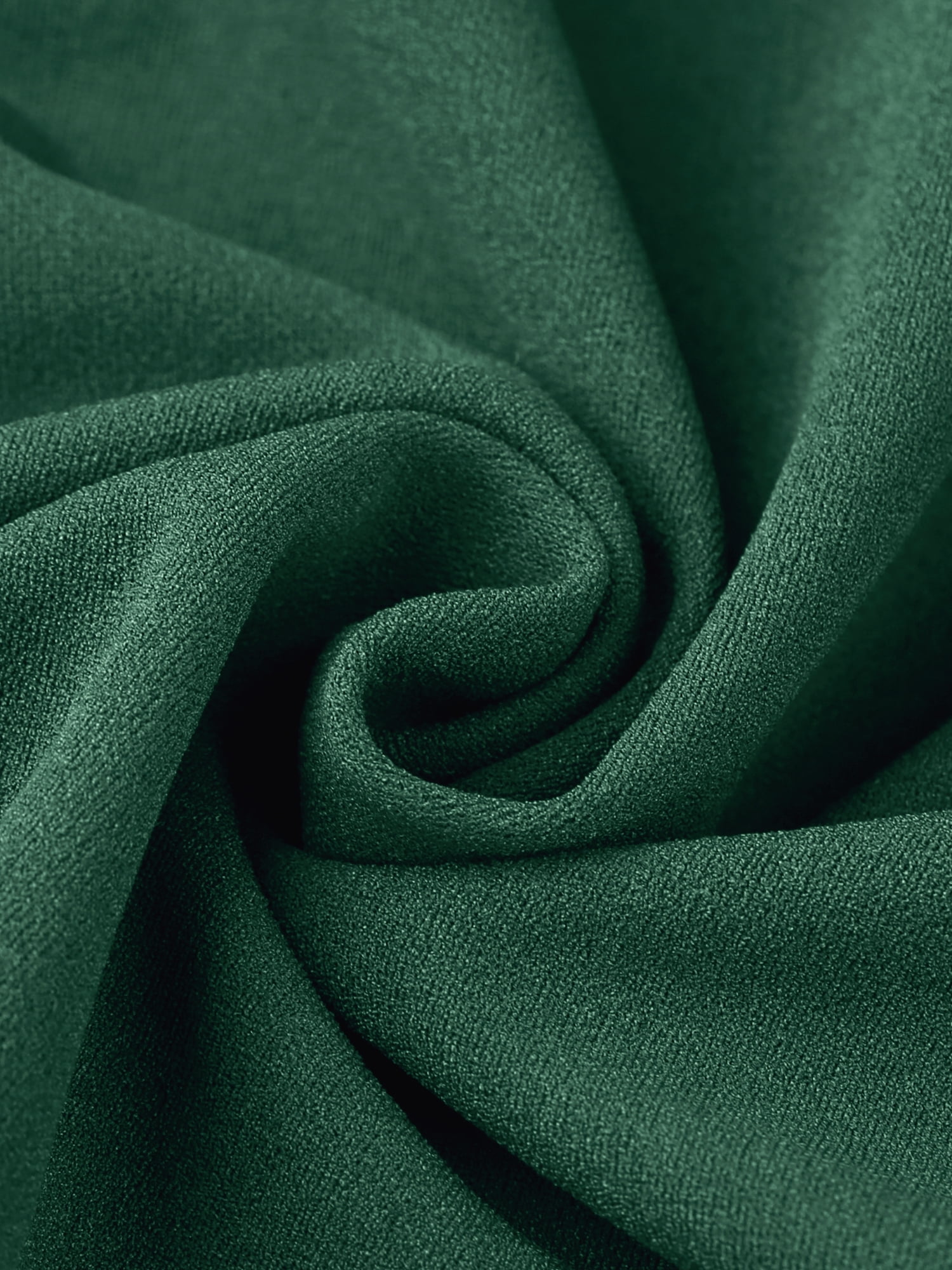Unique Bargains Women's Bow Tie Keyhole Neck Puff Sleeve Elegant Dress Dark Green XL