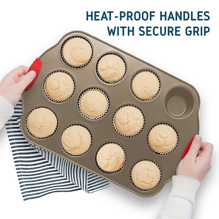 Eastshop Baking Pan Double Handle Food Grade Non-Stick Bakeware Silicone  Kitchen Oven Baking Tray Chicken Nugget Grill Basket Daily Use