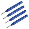 thumbnail image 1 of Uxcell 4-Pack Punzón Automático, Herramienta de Punzón de Clavo de Resorte de Acero de Alta Velocidad de 5.2" para Placa de Acero/Tablero de Madera/Vidrio[Azul], 1 of 1