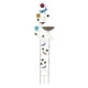 thumbnail image 3 of Baño para pájaros con enrejado para plantas, soporte de hierro para plantas de jardín, pequeño, decorativo para exteriores Libélula, 3 of 8