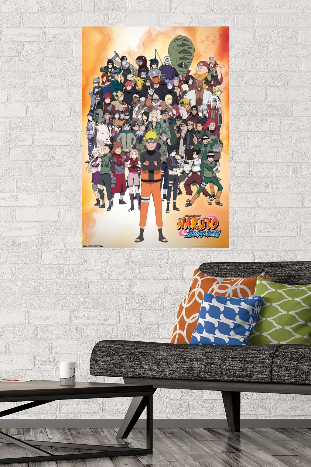 Poster Naruto Shippuden Group 53x158cm