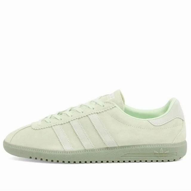Adi-das Originals BERMUDA Suede Shoes in Semi Green Spark and Linen Green