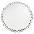 thumbnail image 2 of SAFAVIEH Eden 30 in. Round Bold Beaded Mirror, Silver, 2 of 5