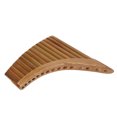 thumbnail image 3 of Pan Flute, G Key 15 Pipes Woodwind Instrument Bamboo Exquisite Workmanship  for Beginner for Concert Left Hand, 3 of 8
