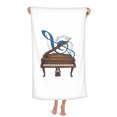thumbnail image 1 of Serviette de Bain en Coton Doux pour Instruments Classiques et Partitions de Piano, 1 of 4