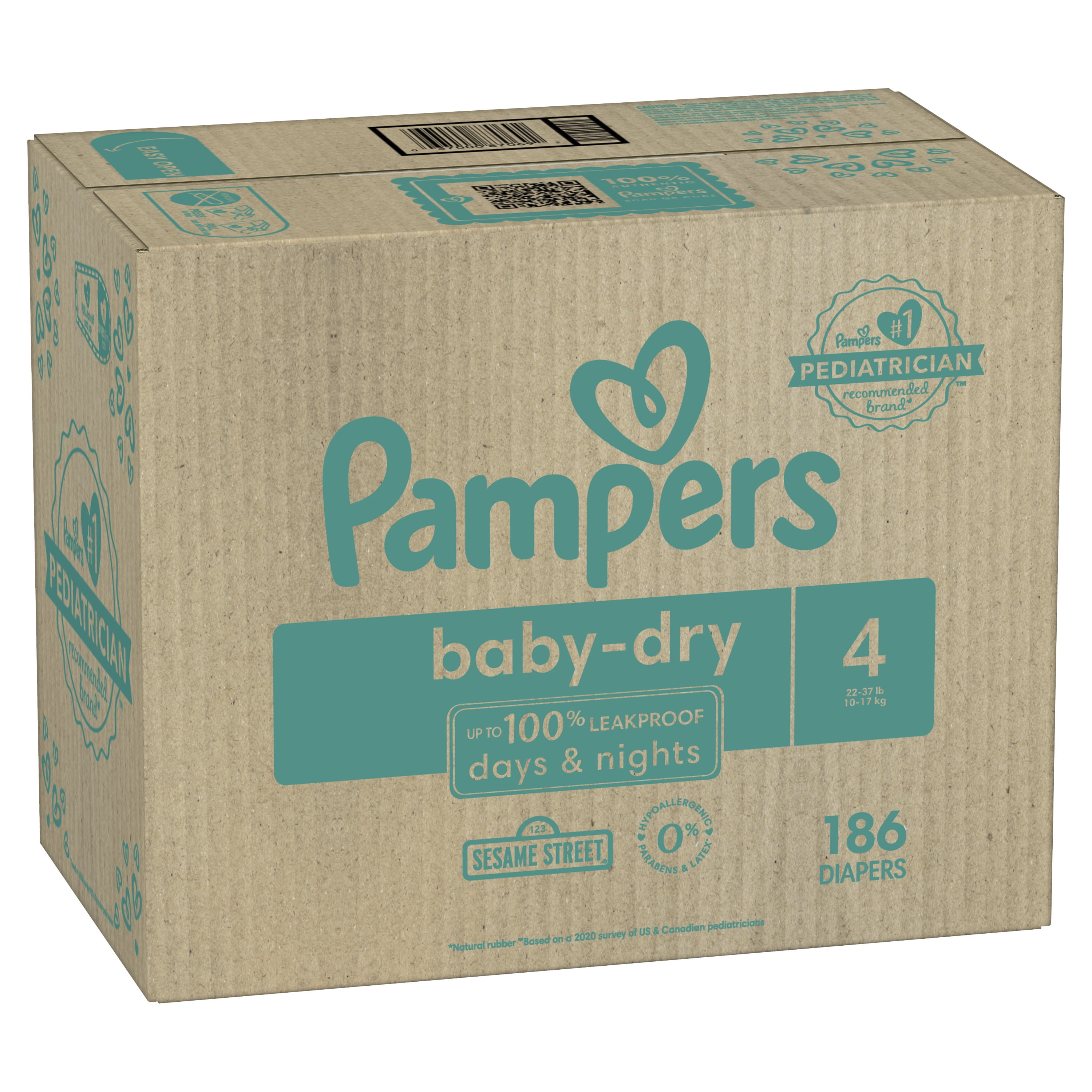 Couches Pampers Baby Dry 120 pièces T4 PAMPERS 67,00 € - Couches Pa