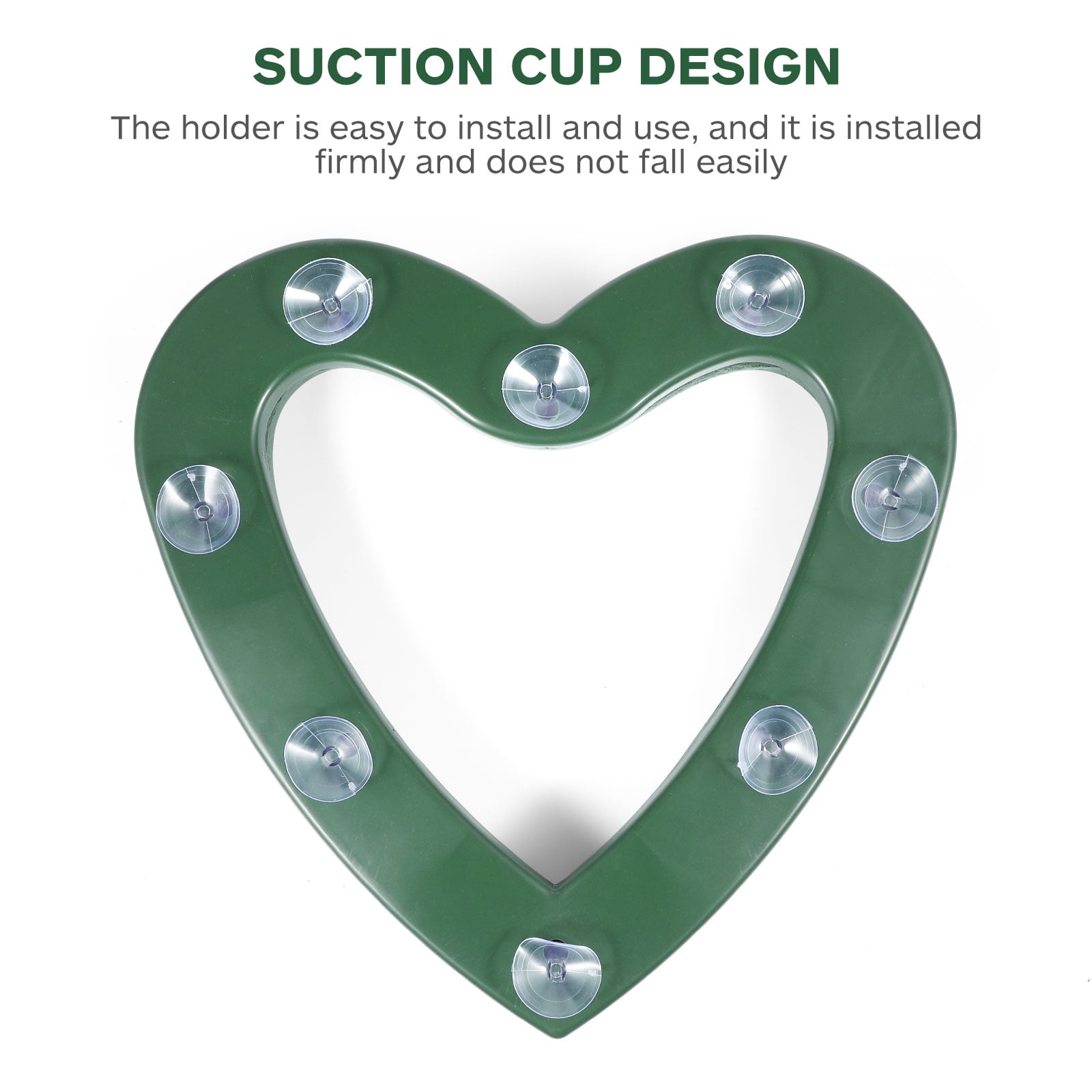 BESTYASH Heart Shaped Floral Holder with Strong Cup for Wedding, Party, and Event Flower Arrangements