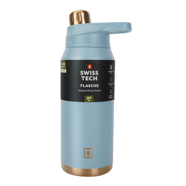 Swiss Tech Flasche Cresta Blue 27oz Triple-Wall Stainless Water