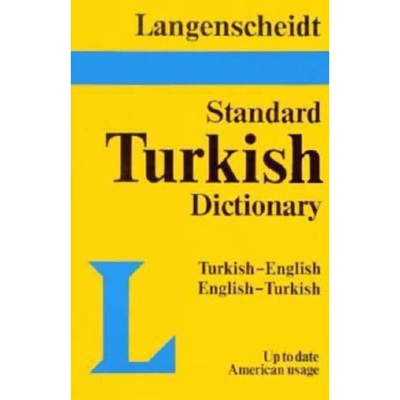 Pre-Owned Langenscheidt's Standard Turkish Dictionary/Turkish-English/English-Turkish (English and Turkish Edition) (Hardcover) 0887290485 9780887290480