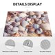 thumbnail image 3 of Fotbe Sea Shells Alfombrilla de Secado para Cocina con Estampado, 18x24 Pulgadas, 3 of 7