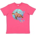 thumbnail image 3 of Inktastic Fort Lauderdale, Florida Swimming Sea Turtle with Bubbles Youth T-Shirt, 3 of 5