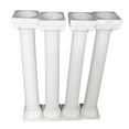 thumbnail image 1 of Less Than 5 Bakeware 4Pcs/Set White Column Cake Tiered Stands Fondant Cakes Tier Separator Support Stand Multilayer Wedding Cake Decoration Support Tool Sets, 1 of 5