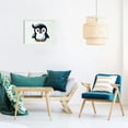 thumbnail image 6 of YILUYINQING Cute Penguin Wall Decor Art Canvas Prints for Bedroom Kitchen Modern Home Decor, Ready To Hang Room Art 16x12in, 6 of 6