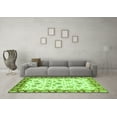 thumbnail image 3 of Ahgly Company Indoor Rectangle Abstract Green Modern Area Rugs, 3' x 5', 3 of 4
