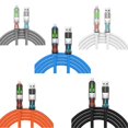 thumbnail image 2 of 4-in-1 USB Charging Cable with 240W Power & Breathing Light, Blue, 2 of 6