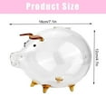 thumbnail image 4 of Adorable Large Capacity Transparent Glass Jar Bank for Home Decoration and Savings Goals for Adults Kids, 4 of 9