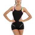 thumbnail image 2 of TRAJE DE BAÑO DE UNA PILAZA PARA MUJER, TRAJE DE BAÑO DE NILLEON SIN Espalda, absorción del Sudor, Secado Rápido, Traje de Baño para Natación en La Playa, Fiestas en La, 2 of 8