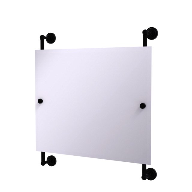 Dottingham Landscape Rectangular Frameless Rail Mounted Mirror - DT-27-93-BKM