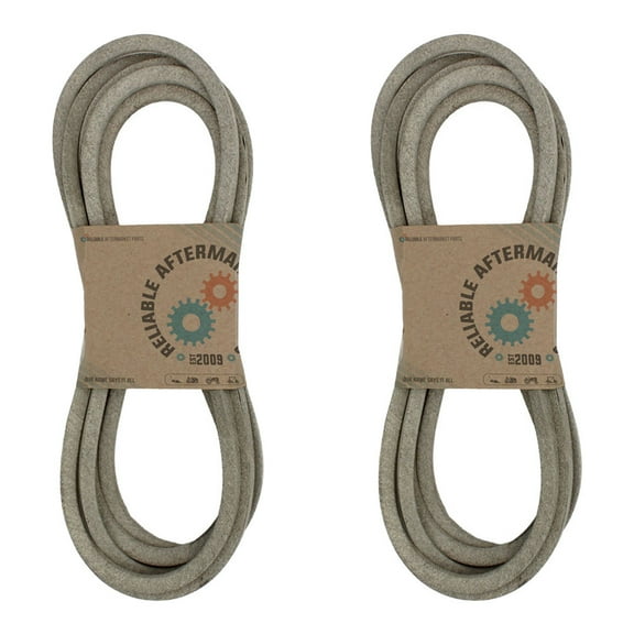 RAParts 1355777SL Replacement Belts Two Pack Fits Exmark 109-9023 Next Lazer Z w/ 72-inch Mower Deck 265-166