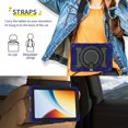thumbnail image 6 of FJLBDE Case for Xiaomi Redmi Pad 2/Pad 2 SE 9.7 Inch with 360 Kickstand, Shoulder Strap Carrying Protective Cover, Navy Blue, 6 of 6