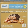thumbnail image 2 of (2 pack) Equate Caramel Chocolate Nut Roll Snack Bar, 7.76 oz, 5 Count, 2 of 3