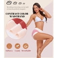 thumbnail image 5 of CF Womens Modal Underwear No Show Hipster Panties for Women Pack Full Coverage Workout Briefs Comfy Soft Smooth Ladies Gym Sports Undies(5C,L), 5 of 7