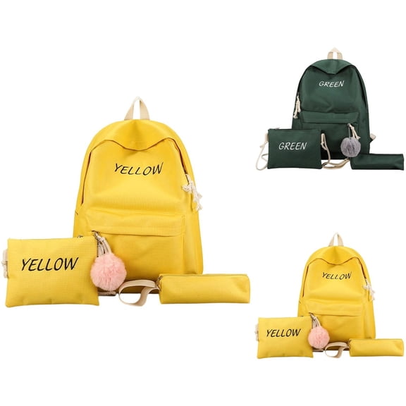 Back To School Backpack Large Capacity Travel Backpack Fashion Three-Piece Set Students Backpacks