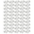 thumbnail image 1 of Unique Bargains 100 Pcs M5 x 12mm Aluminium Demi-Tête Ronde Rivet Solide Ton Argenté, 1 of 3