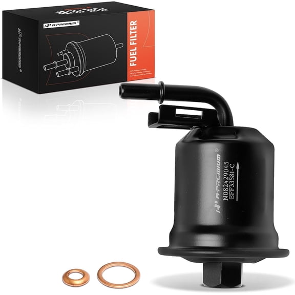 A-Premium Fuel Filter Compatible with Toyota Camry 1998-2001, Avalon 1998-2004, Solara 1999-2003 & Lexus ES300 1997-2001, 2.4L 3.0L
