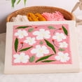 thumbnail image 4 of Embroidery Punch Needle kit Frame, Embroidery Starter Kits for Beginner Kids,Punch Needle Fabric with Pattern,Threader, Yarns,Pinch Needle, Embroidery Hoops & Rug Punch(Pink), 4 of 6