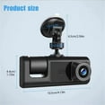 thumbnail image 7 of Dash Camera for Car Front and Inside Car Security Camera Dual Dash cam 1080P Car Video Recorder with Audio, 2’’ IPS Screen Night Vision G-Sensor WDR, 7 of 7