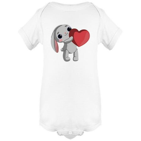 

Cute Rabbit With A Red Heart Bodysuit Infant -Image by Shutterstock 6 Months