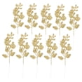 thumbnail image 5 of COMPUKAS 20-Piece Golden Leaf Garland Decoration for Christmas Holiday Party and Gathering, 5 of 8