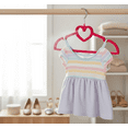 thumbnail image 6 of Concepts 18 - Pack Kids Heart Cutout Hangers, Pink 13"x 5" Plastic Heart Shape Clothes Hangers, 6 of 6