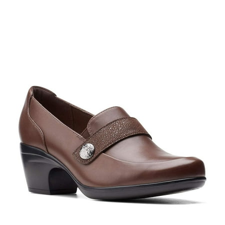 

CLARKS Emily Andria Women Adult Women 6 26154907 Dark Brown Leather/Synthetic
