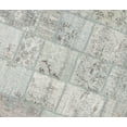 thumbnail image 1 of Ahgly Company Indoor Rectangle Contemporary Dark White Beige Patchwork Area Rugs, 2' x 3', 1 of 6