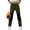 Army Green A, variant on Cargo Pants Women Summer Straight Fit Waterproof Hiking Pants with Zipper Pockets Women's Trousers